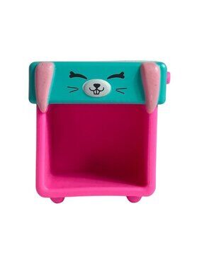 McDonalds Shopkins Petkins Pink Teal Storage Box Toy Happy Meal 2018 Collectible